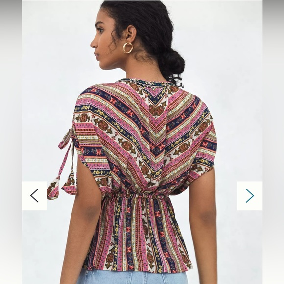 Anthropologie Eryka Vineet Bahl Blouse SP GUC - Picture 2 of 12